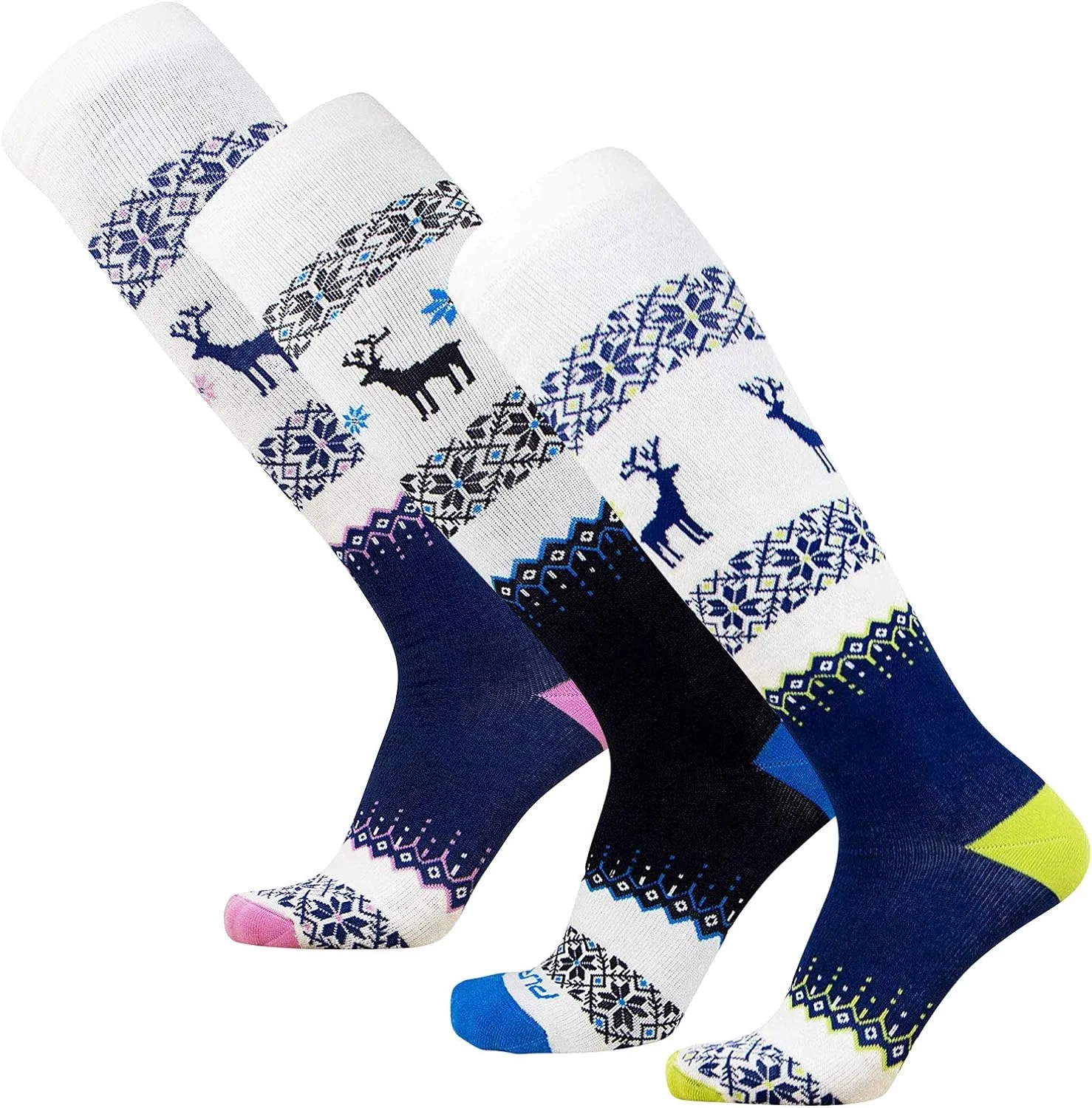 Ski Socks Winter, Warm Wool Men Women Skiing Socks