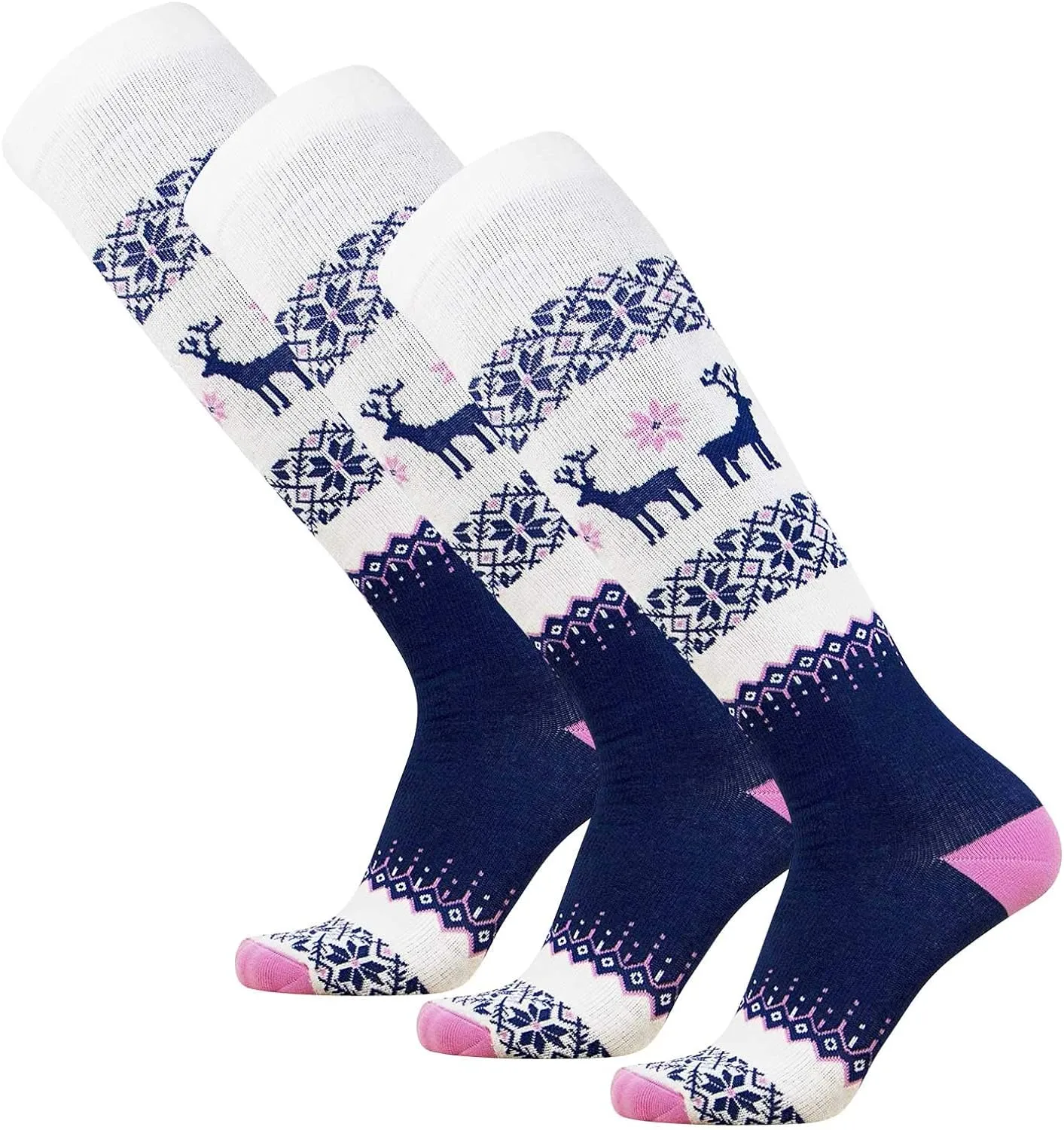 Ski Socks Winter, Warm Wool Men Women Skiing Socks