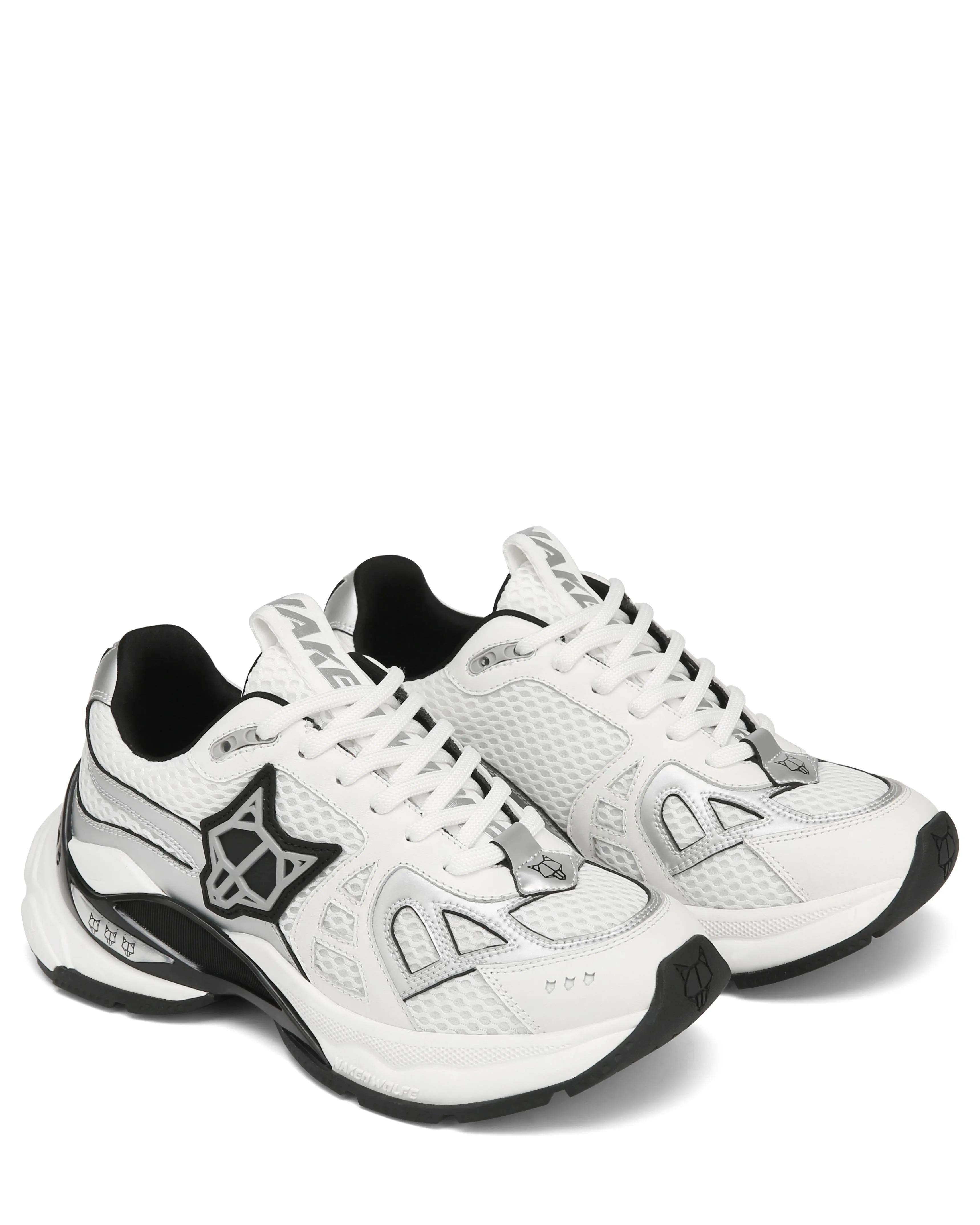 Smash White/Silver Mesh