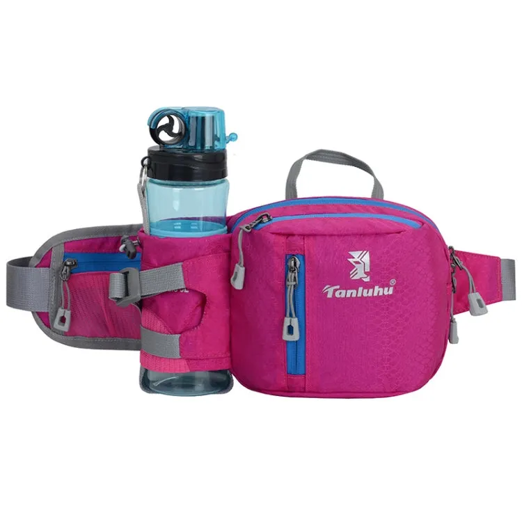 Tanluhu FK389 Outdoor Sports Waist Bag Multi-Purpose Running Water Bottle Bag Riding Carrying Case, Size: 2L(Pink)