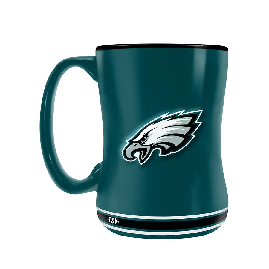 The Sports Vault NFL Philadelphia Eagles 14oz Sculpted Mug