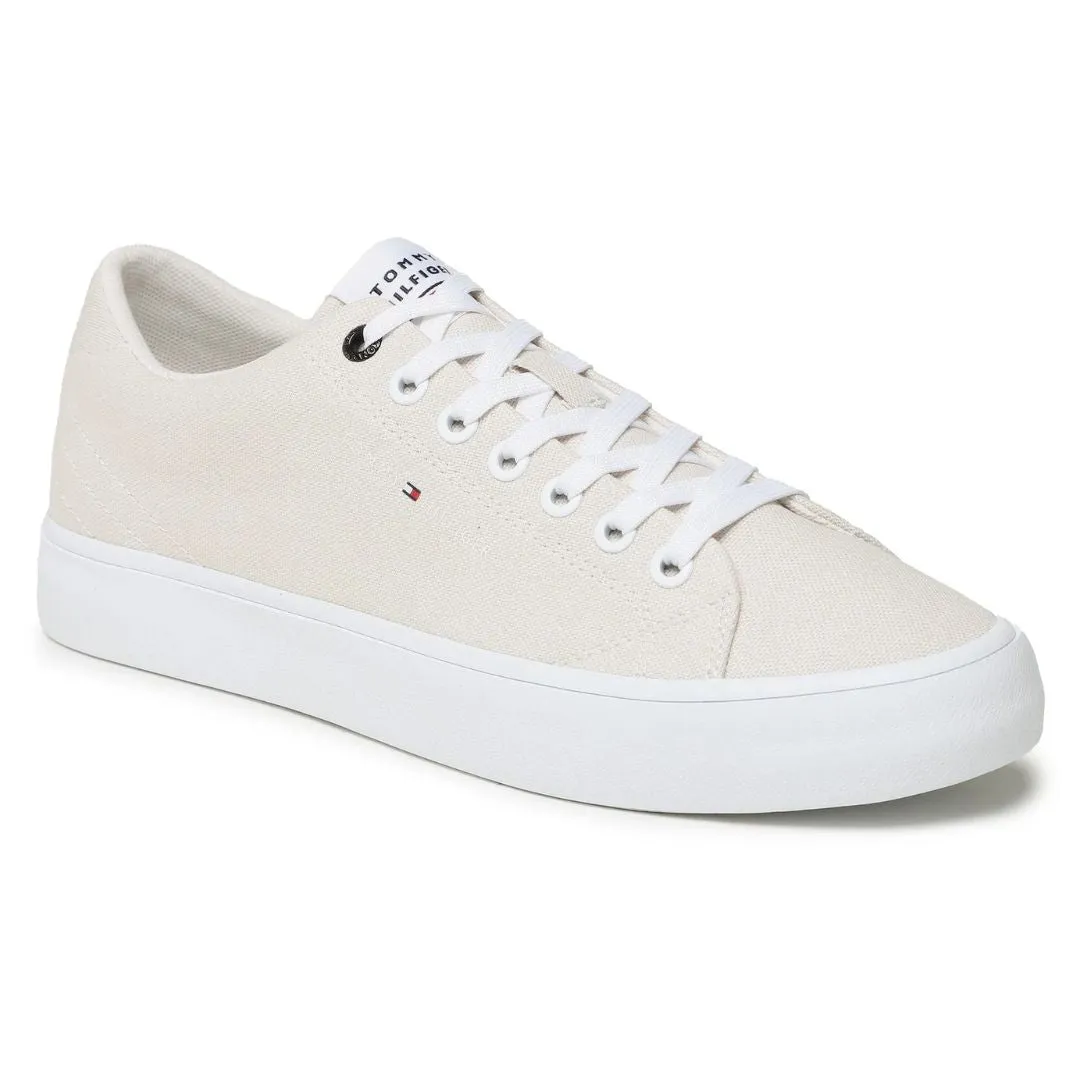 Tommy Hilfiger Th Hi Vulc Core Low Canvas Sneakers FM0FM04686-BEG