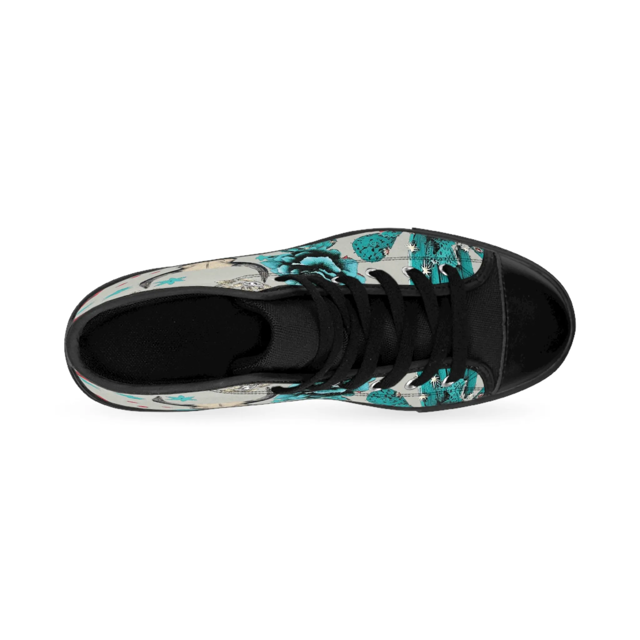 Tribal Skull Men's Classic Sneakers