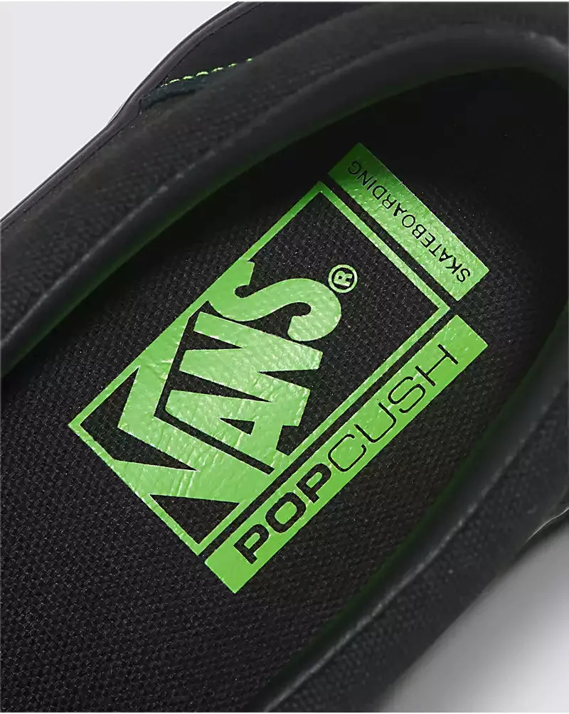 Vans Slip On - Neon Black / Green