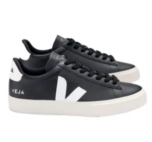 VEJA Campo Chromefree Black White Women