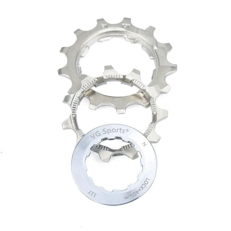 VG Sports MTB 9-Speed Aluminum Bracket Lightweight Bicycle Cassette