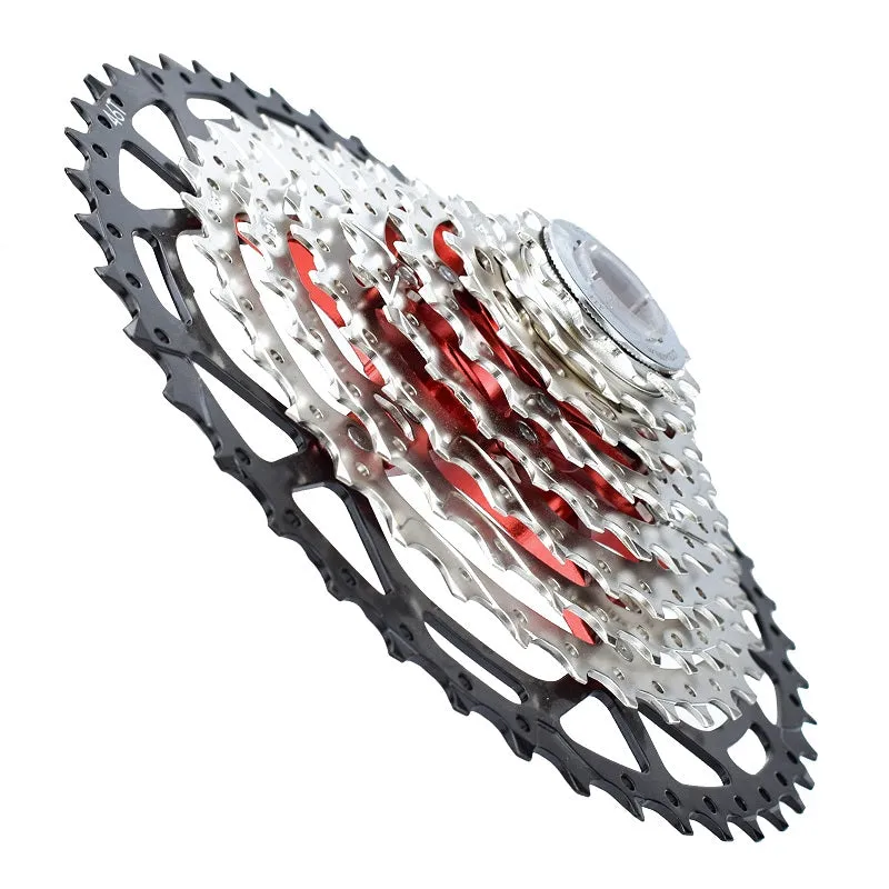 VG Sports MTB 9-Speed Aluminum Bracket Lightweight Bicycle Cassette