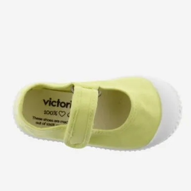 Victoria Girl's Mary Jane Sneakers, Limon