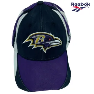 Vintage BALTIMORE RAVENS Reebok NFL Equipment Trucker Hat Cap One Size Fits All