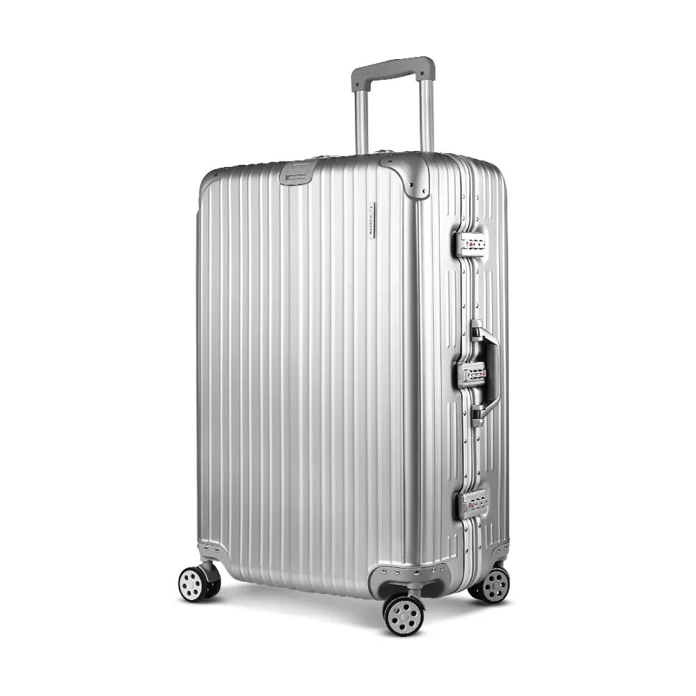 Wanderlite 28'' Luggage Travel Suitcase Set TSA Hard Case Lightweight Aluminum