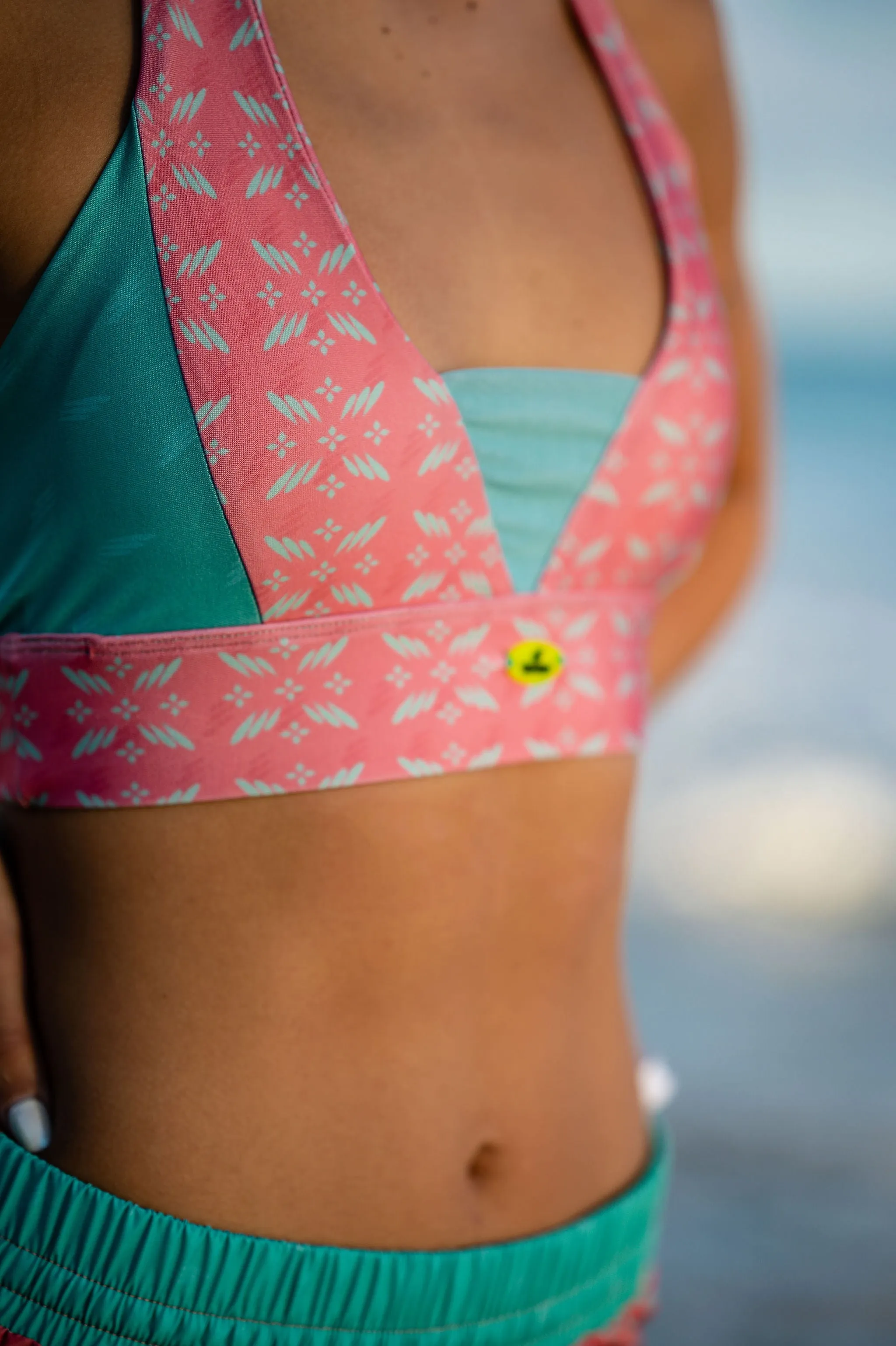 Women Beach Top Butterfly