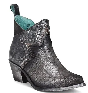 Women's Corral Black/Silver Embroidery Boots