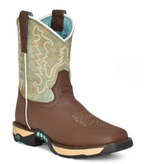 Women's Corral Chocolate Hydro Resist Farm & Ranch Boot