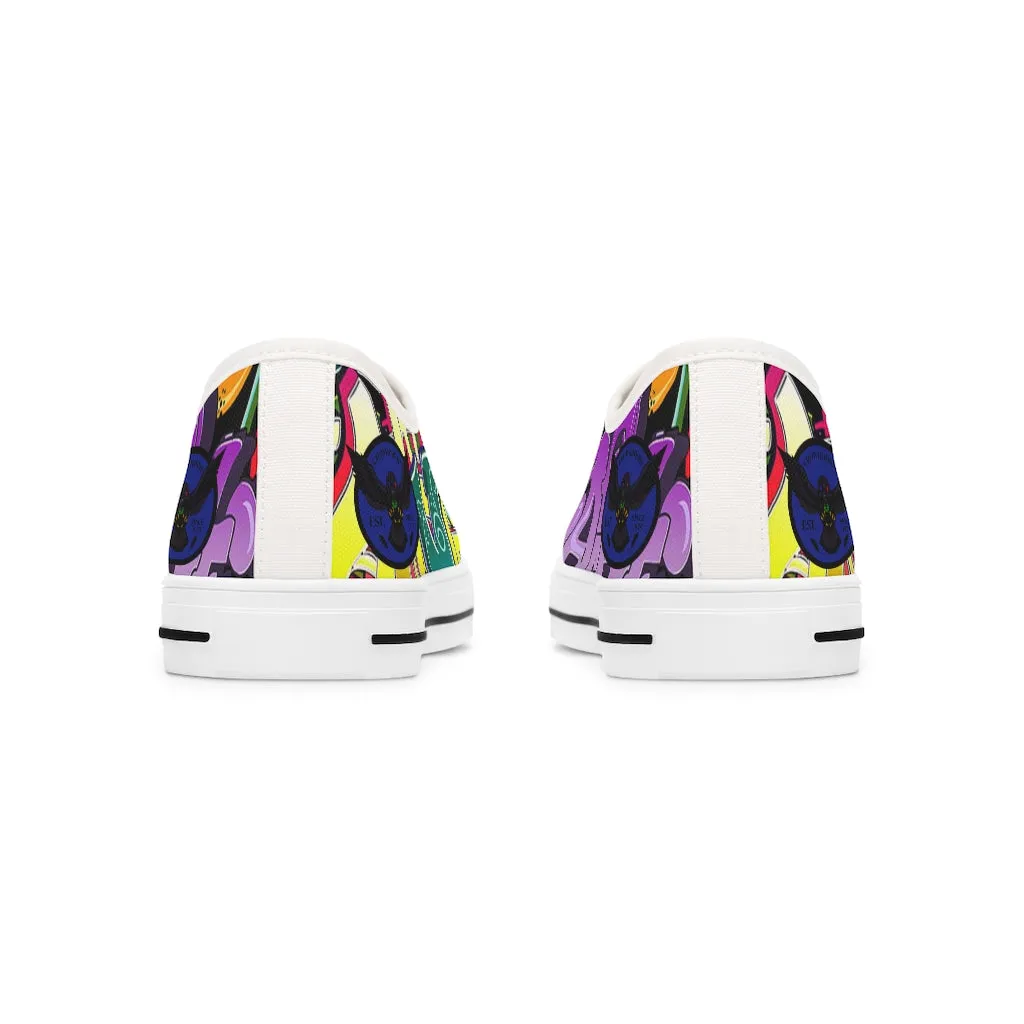 Women's Crowgodshi Graffiti Low Top Sneakers