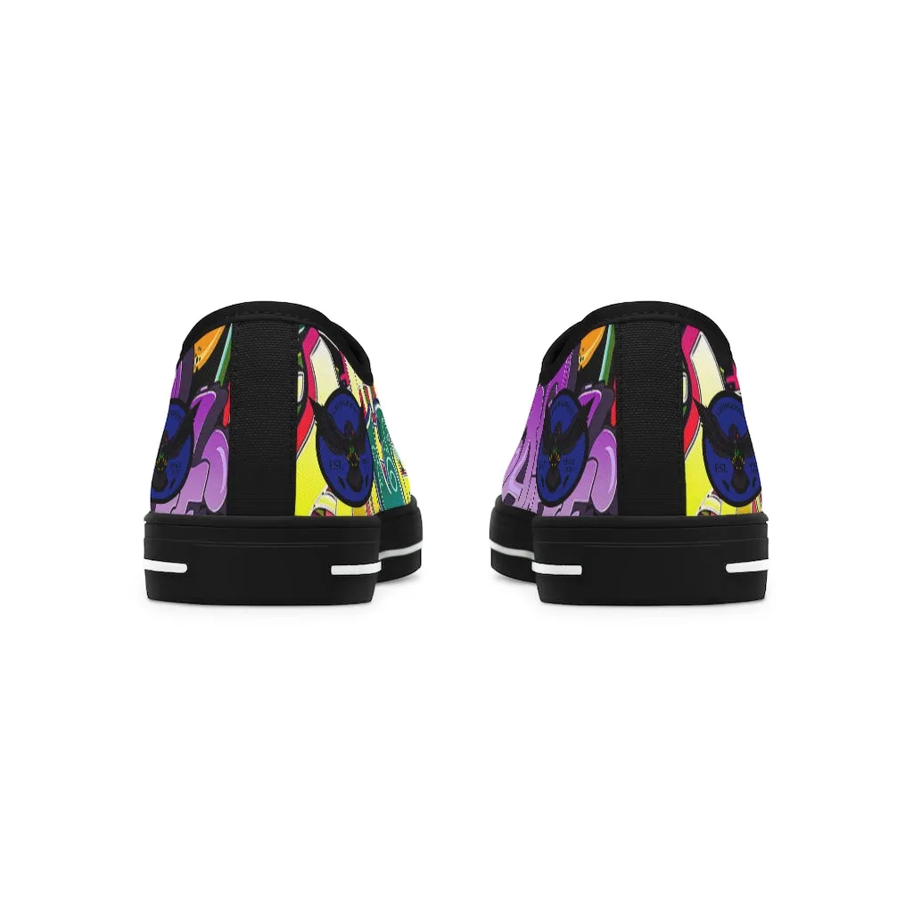 Women's Crowgodshi Graffiti Low Top Sneakers