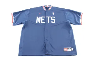 Y2K Nike Embroidered Logo Brooklyn Nets Warm Up Jersey